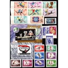 Ungarn - To plancher med Miniark - Utakkede - Alle postfriske - Frimærke.